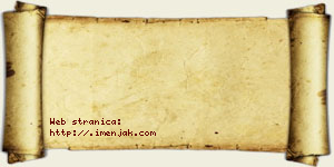 Jabuka Džaković vizit kartica